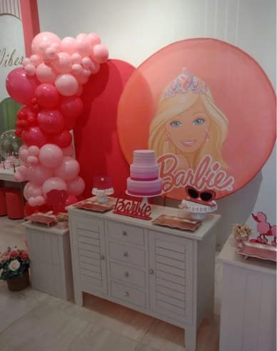 Decoração tema Barbie